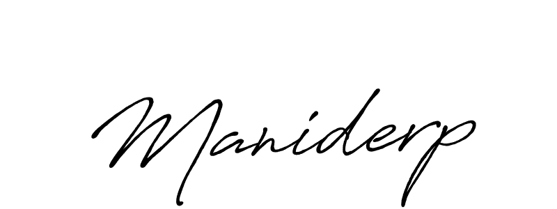 It looks lik you need a new signature style for name Maniderp. Design unique handwritten (Antro_Vectra_Bolder) signature with our free signature maker in just a few clicks. Maniderp signature style 7 images and pictures png