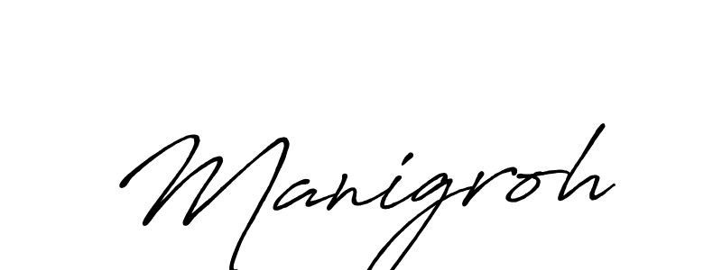 It looks lik you need a new signature style for name Manigroh. Design unique handwritten (Antro_Vectra_Bolder) signature with our free signature maker in just a few clicks. Manigroh signature style 7 images and pictures png