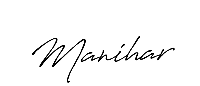 Make a short Manihar signature style. Manage your documents anywhere anytime using Antro_Vectra_Bolder. Create and add eSignatures, submit forms, share and send files easily. Manihar signature style 7 images and pictures png