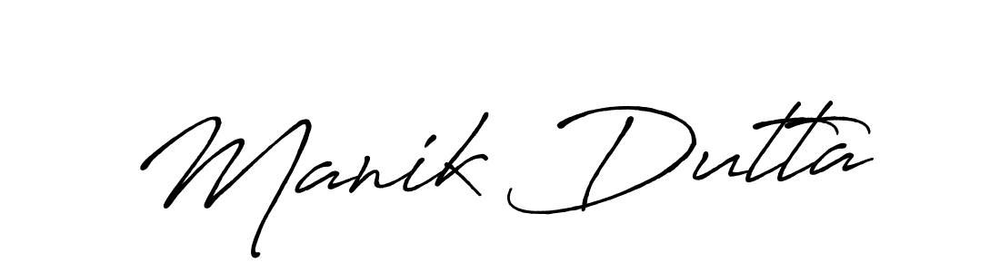 How to Draw Manik Dutta signature style? Antro_Vectra_Bolder is a latest design signature styles for name Manik Dutta. Manik Dutta signature style 7 images and pictures png