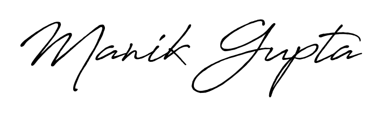 Make your name Manik Gupta memorable on every contract using Antro_Vectra_Bolder autograph style. Instant transparent background export available. Manik Gupta signature style 7 images and pictures png