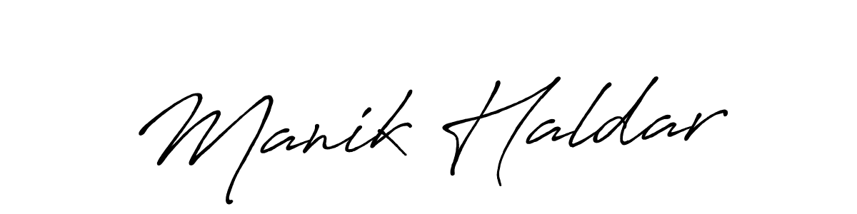 Make a beautiful signature design for name Manik Haldar. Use this online signature maker to create a handwritten signature for free. Manik Haldar signature style 7 images and pictures png