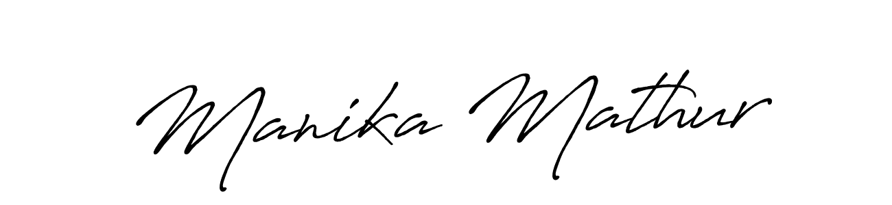 Once you've used our free online signature maker to create your best signature Antro_Vectra_Bolder style, it's time to enjoy all of the benefits that Manika Mathur name signing documents. Manika Mathur signature style 7 images and pictures png