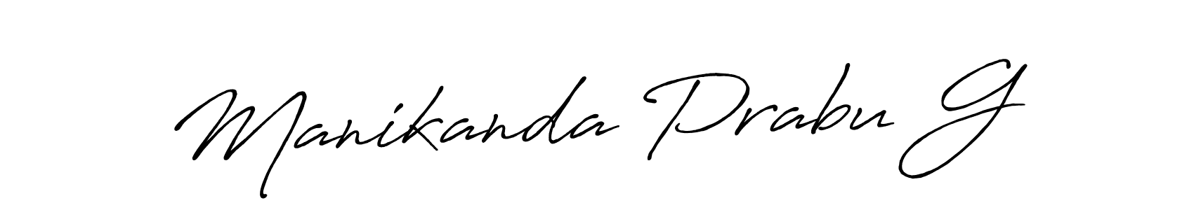 Manikanda Prabu G stylish signature style. Best Handwritten Sign (Antro_Vectra_Bolder) for my name. Handwritten Signature Collection Ideas for my name Manikanda Prabu G. Manikanda Prabu G signature style 7 images and pictures png