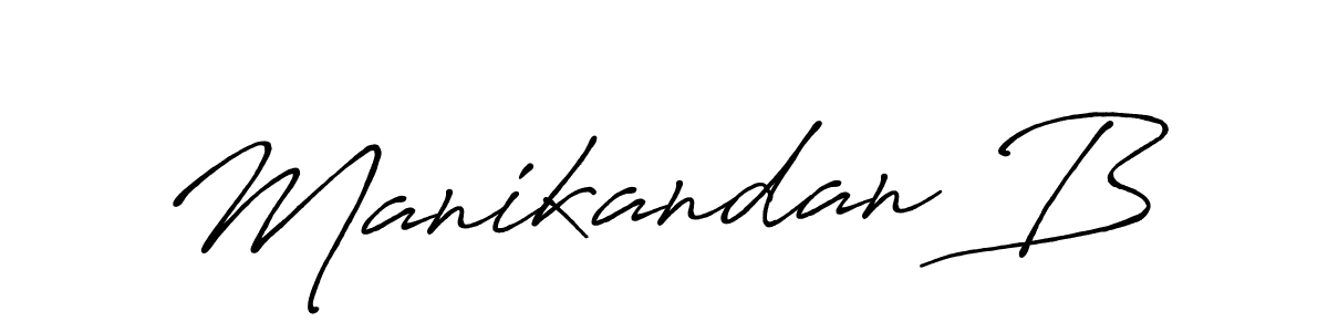 Also You can easily find your signature by using the search form. We will create Manikandan B name handwritten signature images for you free of cost using Antro_Vectra_Bolder sign style. Manikandan B signature style 7 images and pictures png