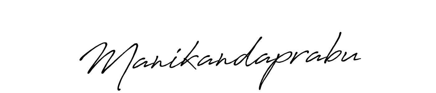 Use a signature maker to create a handwritten signature online. With this signature software, you can design (Antro_Vectra_Bolder) your own signature for name Manikandaprabu. Manikandaprabu signature style 7 images and pictures png