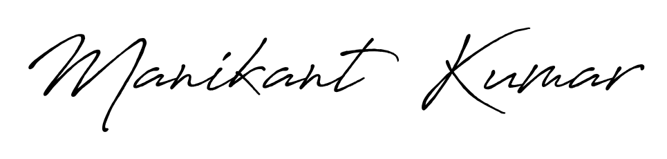 Generate high-definition signature styles for Manikant  Kumar. The Antro_Vectra_Bolder typeface ensures crisp legibility and sophisticated design. Manikant  Kumar signature style 7 images and pictures png