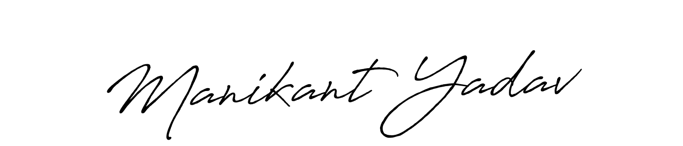 It looks lik you need a new signature style for name Manikant Yadav. Design unique handwritten (Antro_Vectra_Bolder) signature with our free signature maker in just a few clicks. Manikant Yadav signature style 7 images and pictures png