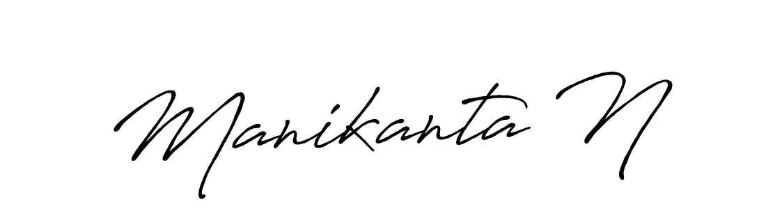 Best and Professional Signature Style for Manikanta N. Antro_Vectra_Bolder Best Signature Style Collection. Manikanta N signature style 7 images and pictures png