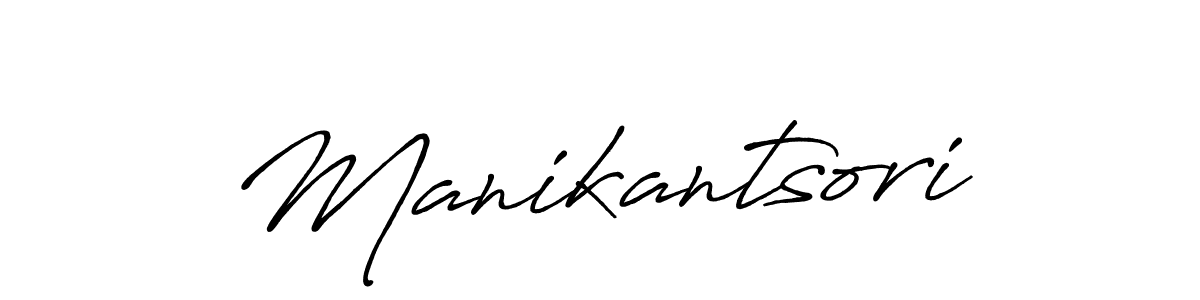 Design your own signature with our free online signature maker. With this signature software, you can create a handwritten (Antro_Vectra_Bolder) signature for name Manikantsori. Manikantsori signature style 7 images and pictures png