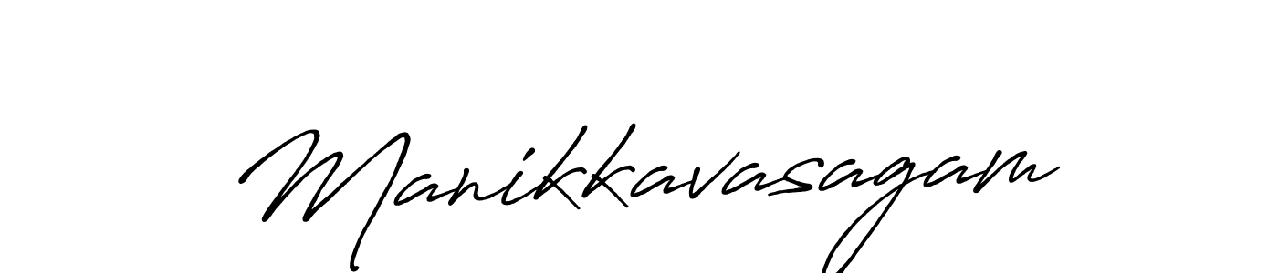 Design your own signature with our free online signature maker. With this signature software, you can create a handwritten (Antro_Vectra_Bolder) signature for name Manikkavasagam. Manikkavasagam signature style 7 images and pictures png