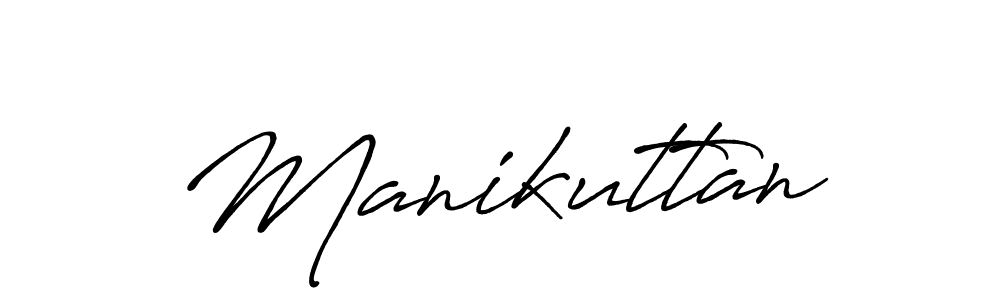 Make a beautiful signature design for name Manikuttan. With this signature (Antro_Vectra_Bolder) style, you can create a handwritten signature for free. Manikuttan signature style 7 images and pictures png