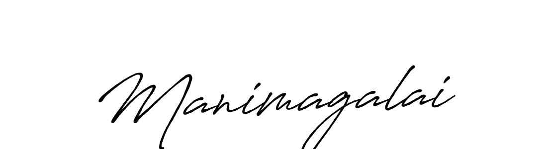 Make a beautiful signature design for name Manimagalai. With this signature (Antro_Vectra_Bolder) style, you can create a handwritten signature for free. Manimagalai signature style 7 images and pictures png