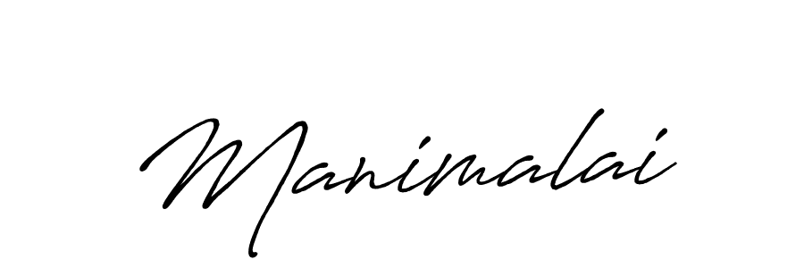 Make a beautiful signature design for name Manimalai. With this signature (Antro_Vectra_Bolder) style, you can create a handwritten signature for free. Manimalai signature style 7 images and pictures png