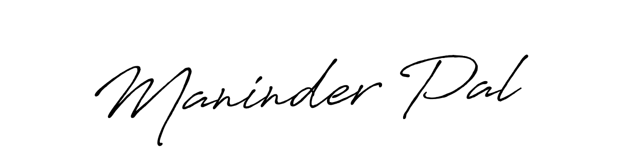 Maninder Pal stylish signature style. Best Handwritten Sign (Antro_Vectra_Bolder) for my name. Handwritten Signature Collection Ideas for my name Maninder Pal. Maninder Pal signature style 7 images and pictures png