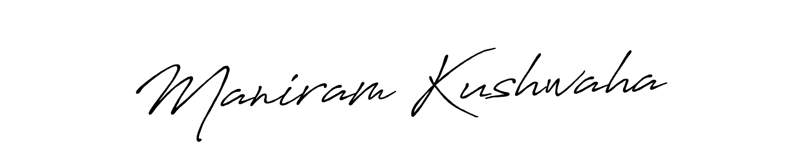 This is the best signature style for the Maniram Kushwaha name. Also you like these signature font (Antro_Vectra_Bolder). Mix name signature. Maniram Kushwaha signature style 7 images and pictures png