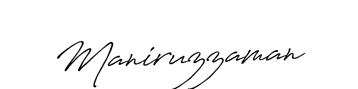 Design your own signature with our free online signature maker. With this signature software, you can create a handwritten (Antro_Vectra_Bolder) signature for name Maniruzzaman. Maniruzzaman signature style 7 images and pictures png