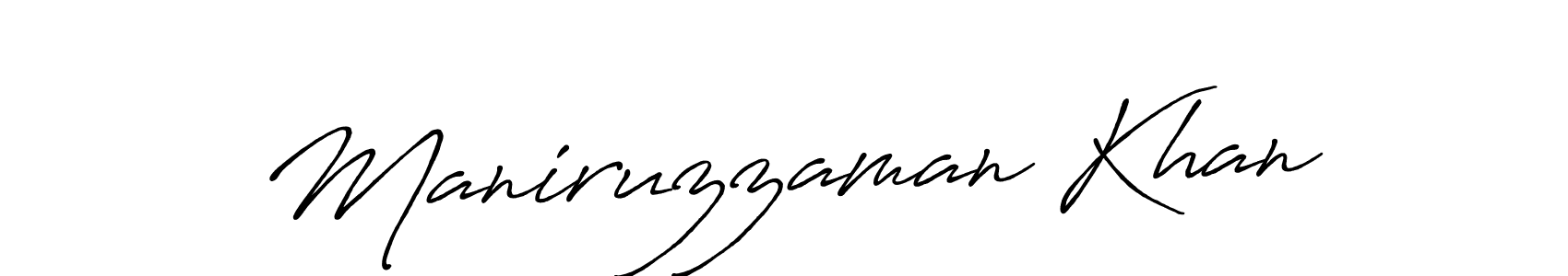 Also we have Maniruzzaman Khan name is the best signature style. Create professional handwritten signature collection using Antro_Vectra_Bolder autograph style. Maniruzzaman Khan signature style 7 images and pictures png