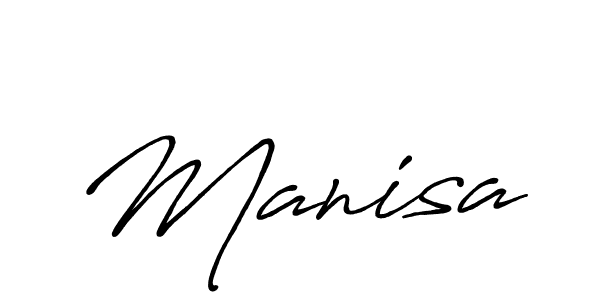 Use a signature maker to create a handwritten signature online. With this signature software, you can design (Antro_Vectra_Bolder) your own signature for name Manisa. Manisa signature style 7 images and pictures png