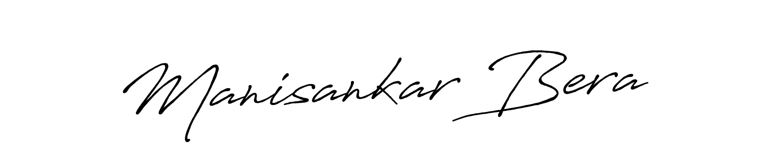 Also we have Manisankar Bera name is the best signature style. Create professional handwritten signature collection using Antro_Vectra_Bolder autograph style. Manisankar Bera signature style 7 images and pictures png