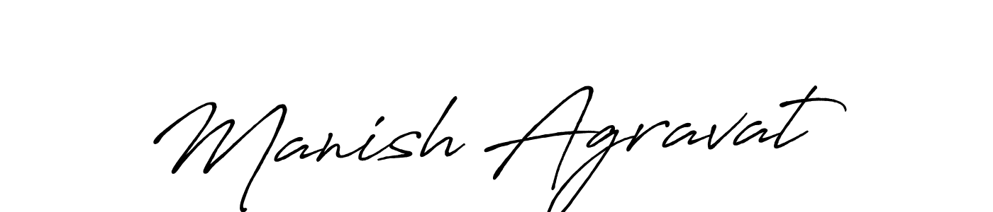 How to Draw Manish Agravat signature style? Antro_Vectra_Bolder is a latest design signature styles for name Manish Agravat. Manish Agravat signature style 7 images and pictures png