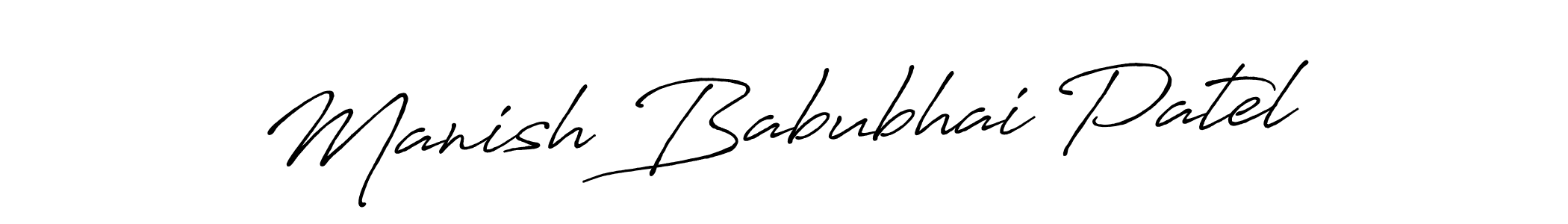 Also You can easily find your signature by using the search form. We will create Manish Babubhai Patel name handwritten signature images for you free of cost using Antro_Vectra_Bolder sign style. Manish Babubhai Patel signature style 7 images and pictures png