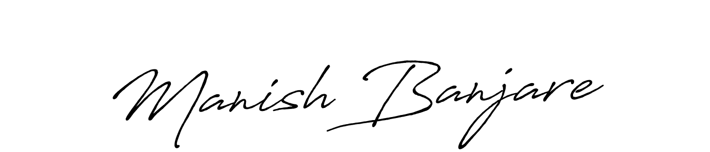 Also You can easily find your signature by using the search form. We will create Manish Banjare name handwritten signature images for you free of cost using Antro_Vectra_Bolder sign style. Manish Banjare signature style 7 images and pictures png