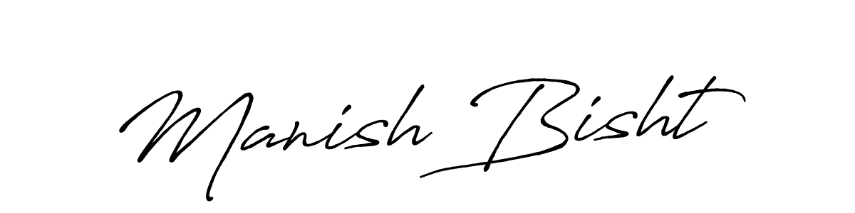 Once you've used our free online signature maker to create your best signature Antro_Vectra_Bolder style, it's time to enjoy all of the benefits that Manish Bisht name signing documents. Manish Bisht signature style 7 images and pictures png