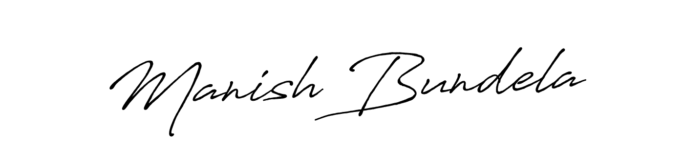 How to Draw Manish Bundela signature style? Antro_Vectra_Bolder is a latest design signature styles for name Manish Bundela. Manish Bundela signature style 7 images and pictures png