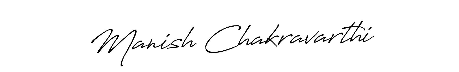 Design your own signature with our free online signature maker. With this signature software, you can create a handwritten (Antro_Vectra_Bolder) signature for name Manish Chakravarthi. Manish Chakravarthi signature style 7 images and pictures png