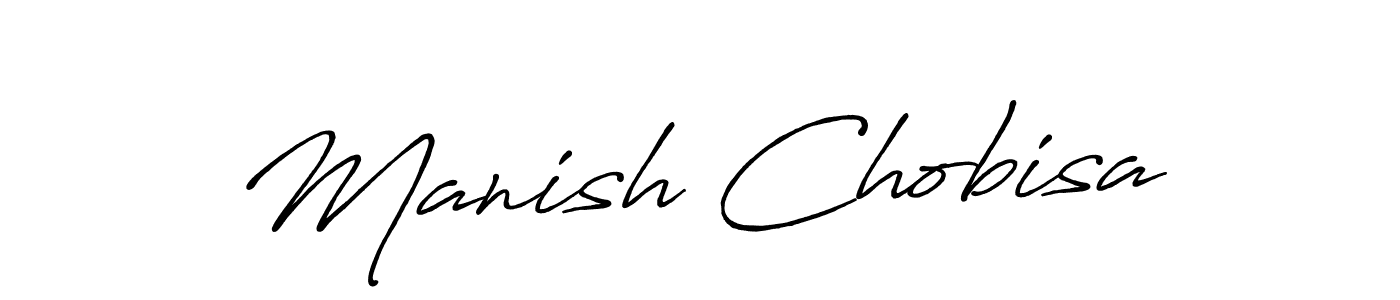 How to Draw Manish Chobisa signature style? Antro_Vectra_Bolder is a latest design signature styles for name Manish Chobisa. Manish Chobisa signature style 7 images and pictures png