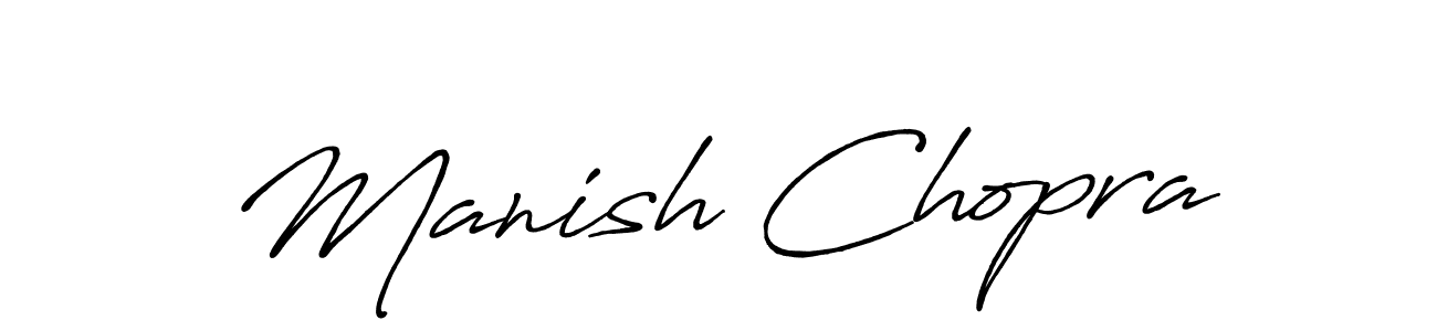 You can use this online signature creator to create a handwritten signature for the name Manish Chopra. This is the best online autograph maker. Manish Chopra signature style 7 images and pictures png