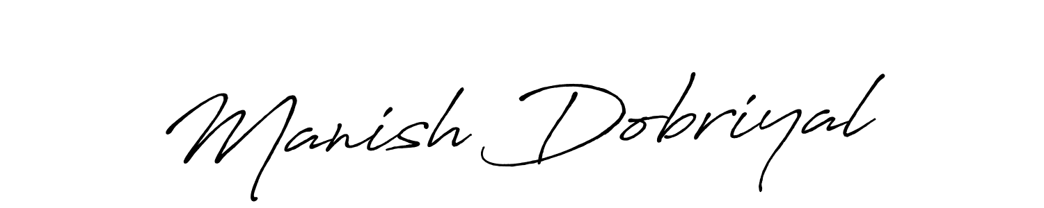 if you are searching for the best signature style for your name Manish Dobriyal. so please give up your signature search. here we have designed multiple signature styles  using Antro_Vectra_Bolder. Manish Dobriyal signature style 7 images and pictures png