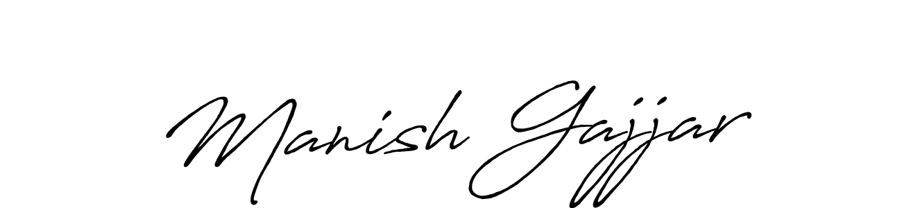 Once you've used our free online signature maker to create your best signature Antro_Vectra_Bolder style, it's time to enjoy all of the benefits that Manish Gajjar name signing documents. Manish Gajjar signature style 7 images and pictures png