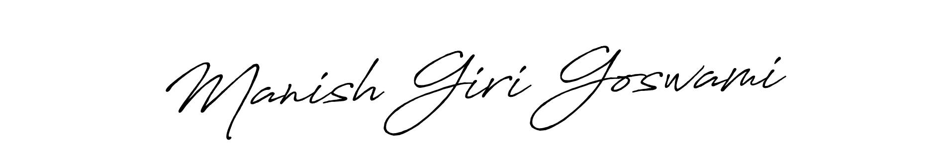 How to Draw Manish Giri Goswami signature style? Antro_Vectra_Bolder is a latest design signature styles for name Manish Giri Goswami. Manish Giri Goswami signature style 7 images and pictures png