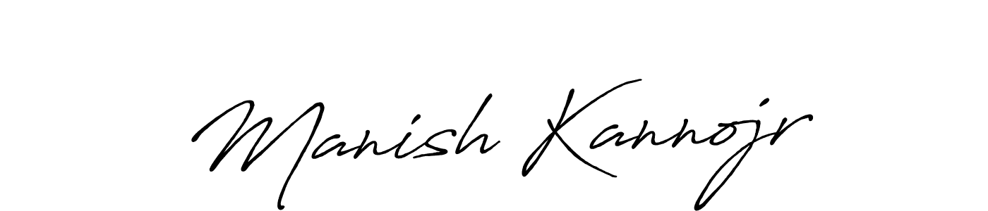 How to make Manish Kannojr signature? Antro_Vectra_Bolder is a professional autograph style. Create handwritten signature for Manish Kannojr name. Manish Kannojr signature style 7 images and pictures png