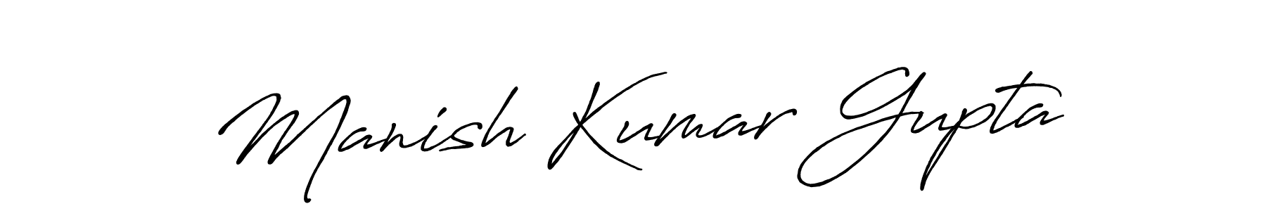 It looks lik you need a new signature style for name Manish Kumar Gupta. Design unique handwritten (Antro_Vectra_Bolder) signature with our free signature maker in just a few clicks. Manish Kumar Gupta signature style 7 images and pictures png