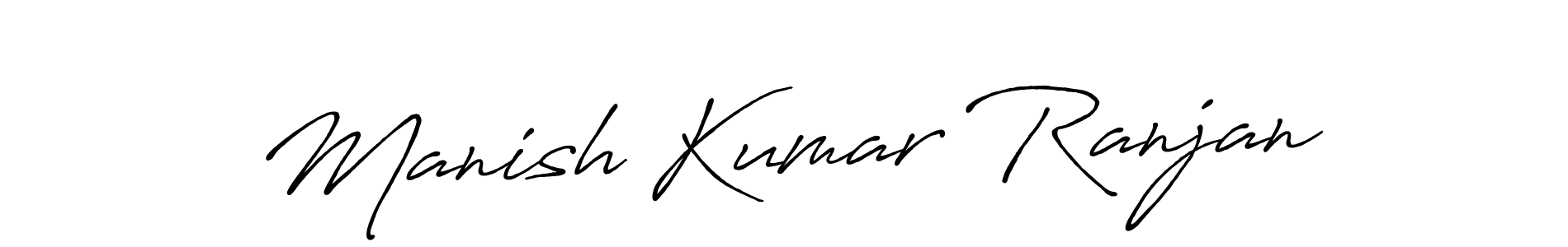 Also You can easily find your signature by using the search form. We will create Manish Kumar Ranjan name handwritten signature images for you free of cost using Antro_Vectra_Bolder sign style. Manish Kumar Ranjan signature style 7 images and pictures png