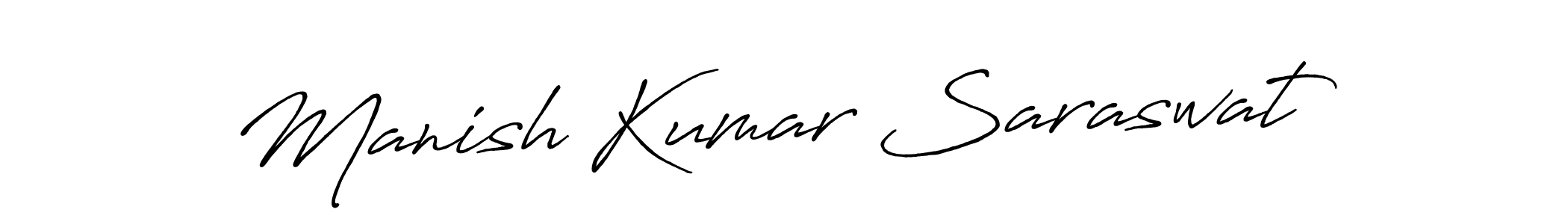 You can use this online signature creator to create a handwritten signature for the name Manish Kumar Saraswat. This is the best online autograph maker. Manish Kumar Saraswat signature style 7 images and pictures png