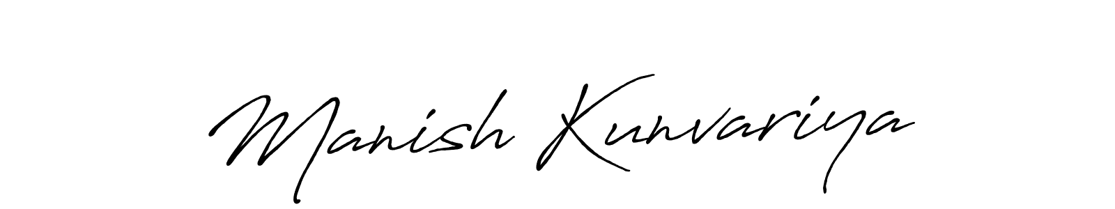 Make a beautiful signature design for name Manish Kunvariya. Use this online signature maker to create a handwritten signature for free. Manish Kunvariya signature style 7 images and pictures png