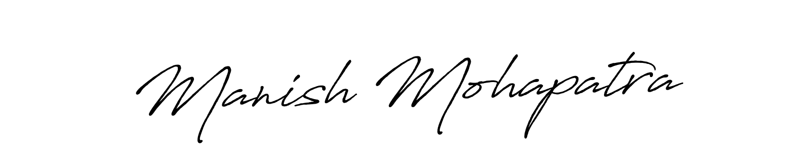 It looks lik you need a new signature style for name Manish Mohapatra. Design unique handwritten (Antro_Vectra_Bolder) signature with our free signature maker in just a few clicks. Manish Mohapatra signature style 7 images and pictures png