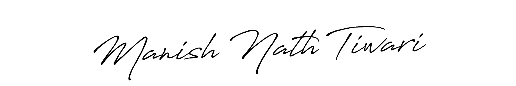 Manish Nath Tiwari stylish signature style. Best Handwritten Sign (Antro_Vectra_Bolder) for my name. Handwritten Signature Collection Ideas for my name Manish Nath Tiwari. Manish Nath Tiwari signature style 7 images and pictures png