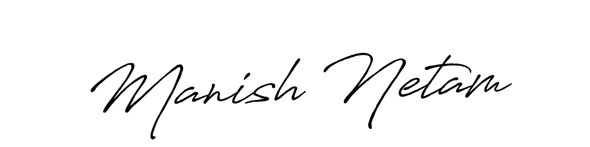 Make a beautiful signature design for name Manish Netam. Use this online signature maker to create a handwritten signature for free. Manish Netam signature style 7 images and pictures png