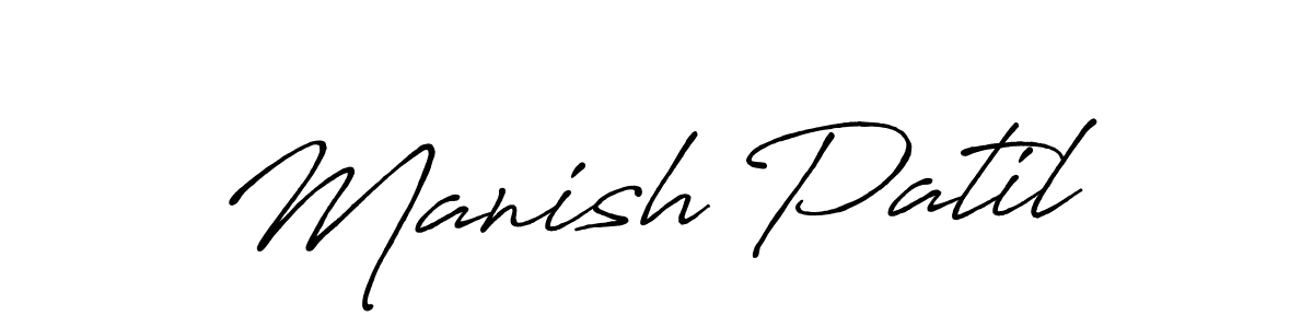 The best way (Antro_Vectra_Bolder) to make a short signature is to pick only two or three words in your name. The name Manish Patil include a total of six letters. For converting this name. Manish Patil signature style 7 images and pictures png