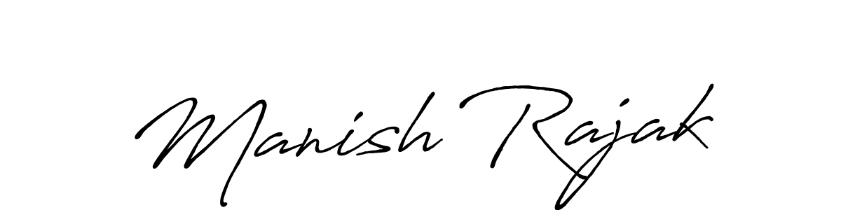 How to make Manish Rajak signature? Antro_Vectra_Bolder is a professional autograph style. Create handwritten signature for Manish Rajak name. Manish Rajak signature style 7 images and pictures png