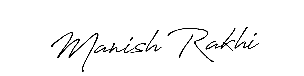 Similarly Antro_Vectra_Bolder is the best handwritten signature design. Signature creator online .You can use it as an online autograph creator for name Manish Rakhi. Manish Rakhi signature style 7 images and pictures png