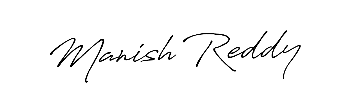 The best way (Antro_Vectra_Bolder) to make a short signature is to pick only two or three words in your name. The name Manish Reddy include a total of six letters. For converting this name. Manish Reddy signature style 7 images and pictures png