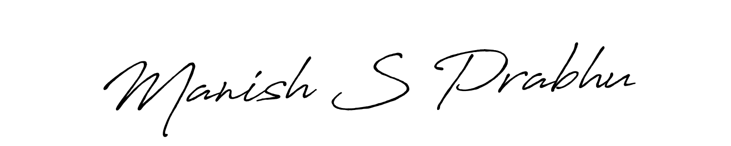Best and Professional Signature Style for Manish S Prabhu. Antro_Vectra_Bolder Best Signature Style Collection. Manish S Prabhu signature style 7 images and pictures png