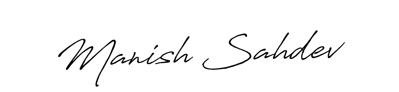 Best and Professional Signature Style for Manish Sahdev. Antro_Vectra_Bolder Best Signature Style Collection. Manish Sahdev signature style 7 images and pictures png