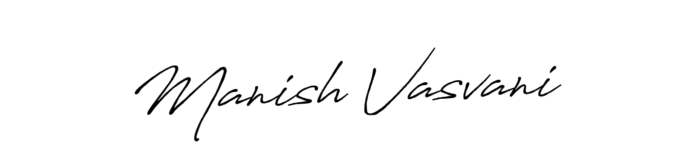 How to Draw Manish Vasvani signature style? Antro_Vectra_Bolder is a latest design signature styles for name Manish Vasvani. Manish Vasvani signature style 7 images and pictures png
